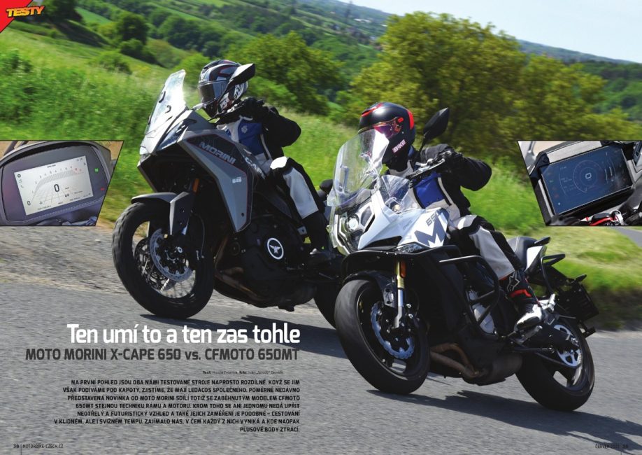 Moto Morini X-Cape 650 vs. CFMOTO 650MT