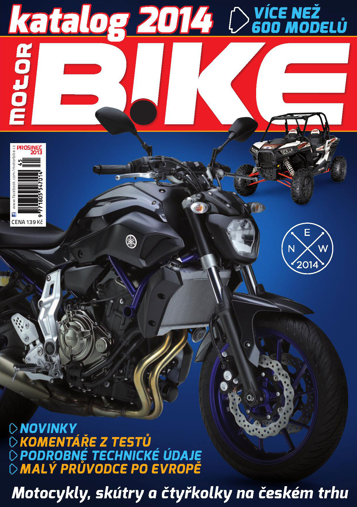 MotorBike Katalog motocyklů 2014 Časopis Motorbike
