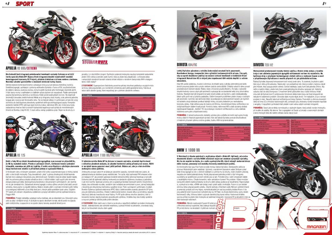 Motorbike Katalog motocyklů, skútrů a čtyřkolek 2023 Časopis Motorbike